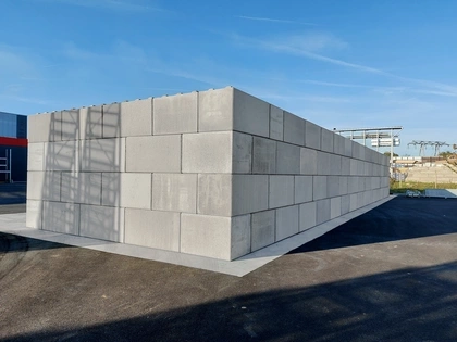 Modulobloc, betonnen blokken, keerwanden, recyclage, CBS Beton