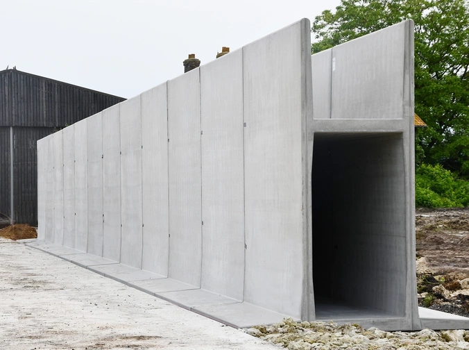 H-Wanden, Agri sleufsilowand