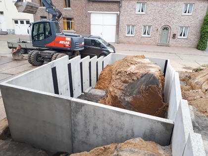  CLF10GS KEERWANDEN, tuinaanleg, betonnen keerwanden, architecten, CBS Beton, infra, Prefab betonnen wanden 7