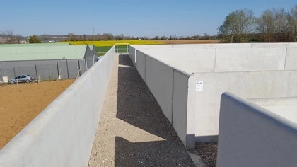 400 lm Agri U-Wände, CBS Beton, Landwirschaft
