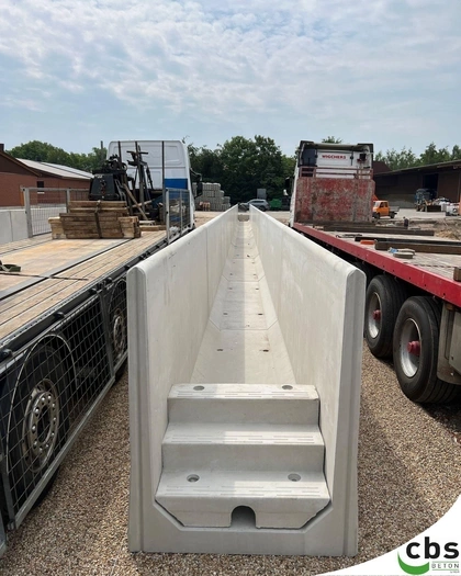 Bauprojekt, FahrsiloAnlage, Fertigelemente, Lagerung, Spelle