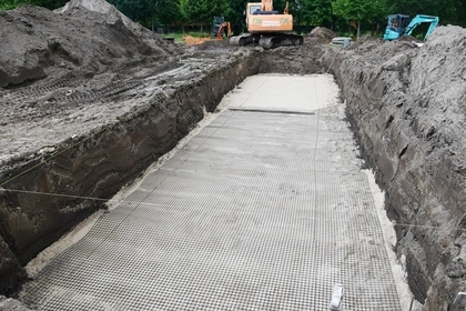 Betonnen Grafkelders, CBS Beton, Wielsbeke, Dubbele en enkele grafkelders 1