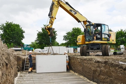 Betonnen Grafkelders, CBS Beton, Wielsbeke, Dubbele en enkele grafkelders 3