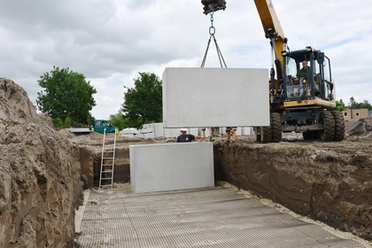 Betonnen Grafkelders, CBS Beton, Wielsbeke, Dubbele en enkele grafkelders 4