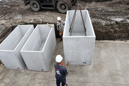 Betonnen Grafkelders, CBS Beton, Wielsbeke, Dubbele en enkele grafkelders 5