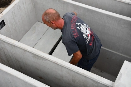 Betonnen Grafkelders, CBS Beton, Wielsbeke, Dubbele en enkele grafkelders 7