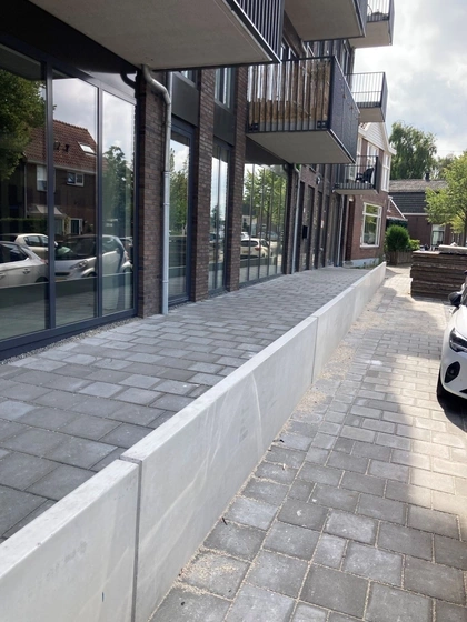 CBS Beton Nederland Emmen Prefab Beton Keerwanden infrastructuur appartementencomplex