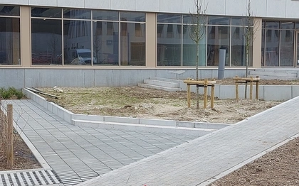 CBS Beton parking Machelen DLF zware overlast keerwanden infra