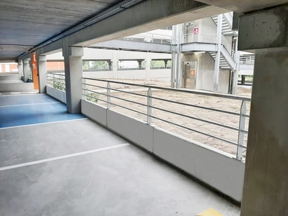 Parkeergarage, maatwerk, afgeschuinde betonen wanden, CBS Beton 5