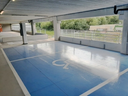 Parkeergarage, maatwerk, afgeschuinde betonen wanden, CBS Beton 7