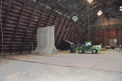 #cbsbeton #keerwanden #landbouw #graan T #opslag #Graan #bieten #aardappelen #betonwanden