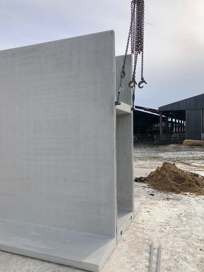 H-Wanden, Sleufsilowanden, Silo Couloir, Fahrsilowände; H-wande, CBS BETON