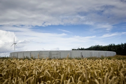 Opslagtanks, Ronde silo's, biogas, biogasinstallatie, CBS Beton