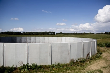 Opslagtanks, Ronde silo's, biogas, biogasinstallatie, CBS Beton