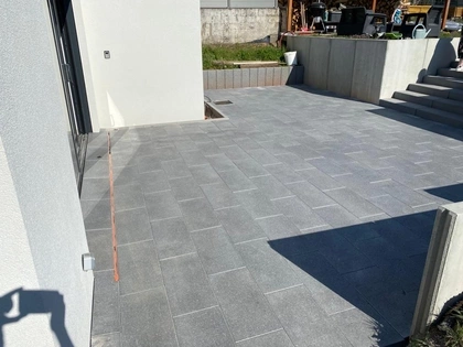 betonnen keerwanden, terras, CLF10GS, infra, villa, CBS Beton 2