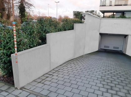 Keerwanden, CBS Beton, infra, appartementen, oprit en afrit, CBS Beton, Wielsbeke 6