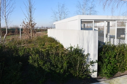 Keerwanden, Renson, CBS Beton, Tuinarchitectuur, betonnen wanden, murs de souténementt