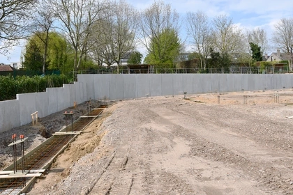 Keerwanden, CLF10GS, Oudenaarde, L-wanden, betonnen wanden, CBS Beton, Wielsbeke 2