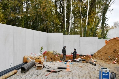 Keerwanden, Infra, Betonnen wanden, CBS Beton, grondwerken, architectuur, omwalling, Wielsbeke 5
