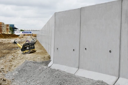 Keerwanden, L-wanden, L-steine, Murs de soutènement, CBS Beton, D'arta