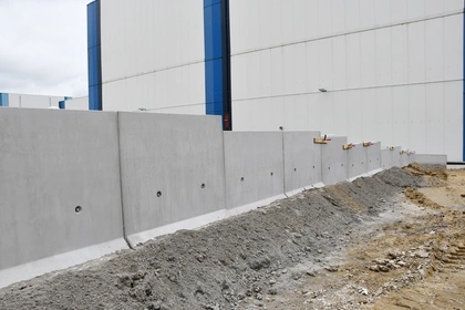 Keerwanden, L-wanden, L-steine, Murs de soutènement, CBS Beton, D'arta