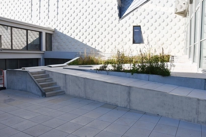 Keerwanden, op maat gemaakt, Cbs Beton, Theater, Rolstoelgebruikers, Architecten, MursDeSoutènement, Architectes, Entrepreneurs 