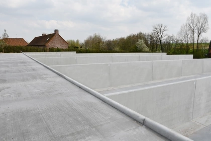 Keerwanden, Sleufsilo, CBS Beton, Murs Agri, murs de couloir, 1