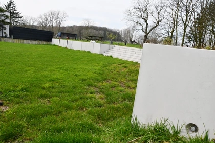 Keerwanden, traptreden, CBS BEton, CLF10GS, Villa Eeklo