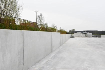 Keerwanden, afbakening, CLF10GS wanden, betonnen wanden, CBS Beton, Wielsbeke 1