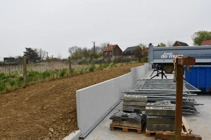 Keerwanden, afbakening, CLF10GS wanden, betonnen wanden, CBS Beton, Wielsbeke 1