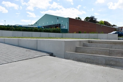 Keerwanden, betonnen wanden, CBS Beton, grondwerken, ontmoetingscenter 3