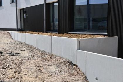  Appartementencomplex in Anderlecht, keerwanden, CBS Beton, infra