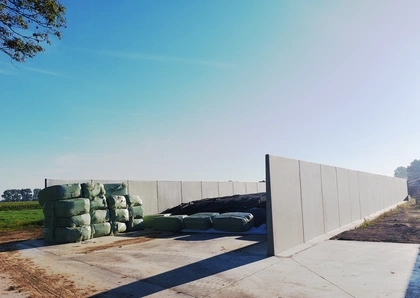 Sleufsilowanden, Aalter, keerwanden, landbouw, beton, CBS beton Wielsbeke, Agriwanden
