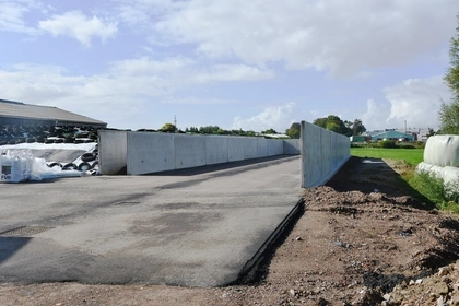 Murs de silo, Keerwanden, sleufsilo, CBS Beton, Wielsbeke, Landbouw Kruisem 2