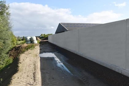 Murs de silo, Keerwanden, sleufsilo, CBS Beton, Wielsbeke, Landbouw Kruisem 4