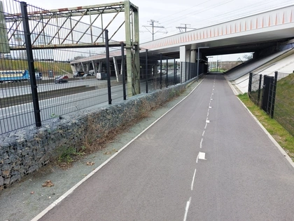 Schanskorven, CBS BEton, Autoweg, Keerwanden 3