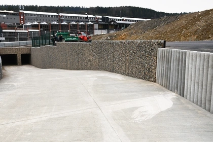 Schanskorven/Stoneboxen, CBS Beton, Wielsbeke, infra, architectuur