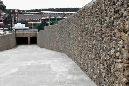 Schanskorven/Stoneboxen, multifunctioneel en esthetisch, CBS beton, Wielsbeke