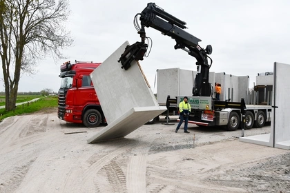 Sleufsilo, silo couloir, agri silo, Agriculture, CBS Beton, Aalter, Silowanden 3