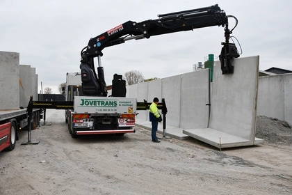 Sleufsilo, silo couloir, agri silo, Agriculture, CBS Beton, Aalter, Silowanden 4