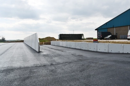 Sleufsilowanden, Silo Couloir, Murs de Soutènement, L-Steine, CSS Beton, Landbouw, Sleufsilo