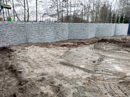 Structuurwanden, Keerwanden met print, betonnenwanden, CBS Beton, Wielesbeke 2
