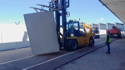 Zaventem, Keerwanden, beveiliging, CLF10GS, CBS Beton, Murs de Soutènement, security,