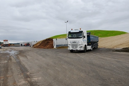 Biogascentrale, keerwanden, murs de soutènement, U-wanden, Sleufsilo, Landbouw, CBS Beton 5