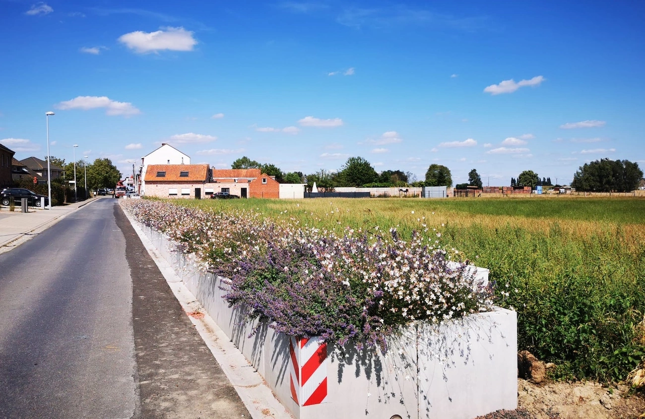 Keerwanden, betonnen keerwanden, CBS Beton, Wielsbeke, waterzuivering