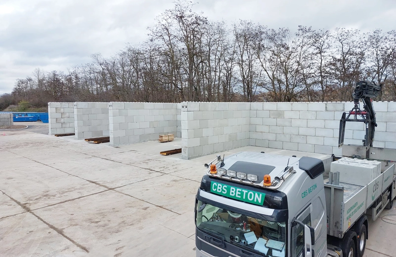 Modulobloc, betonnen blokken, keerwanden, recyclage, CBS Beton