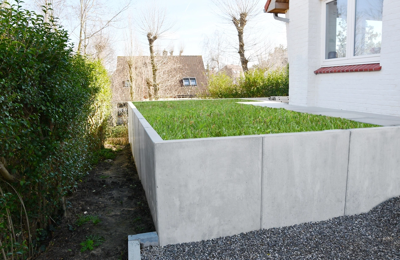 Keerwanden, CLF10GS, Terras, Tuinaannemers, CBS Beton 