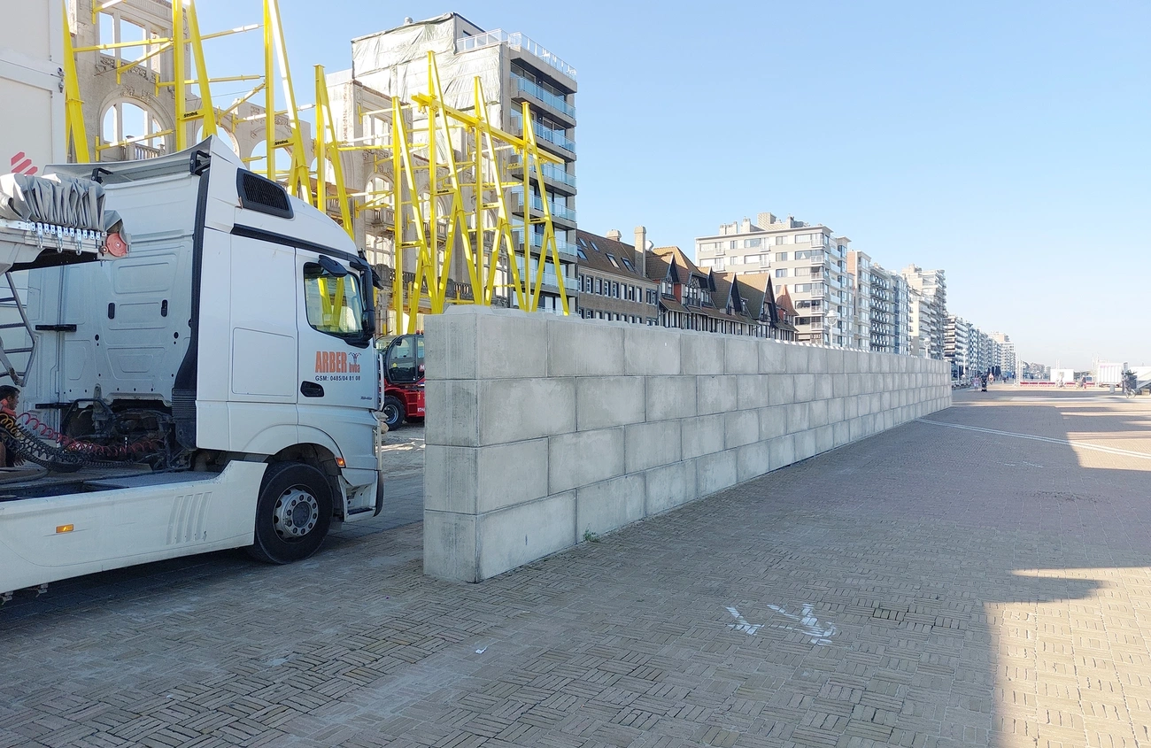 Modulobloc, CBS Beton, Betonnen blokken, beveiliging, werven