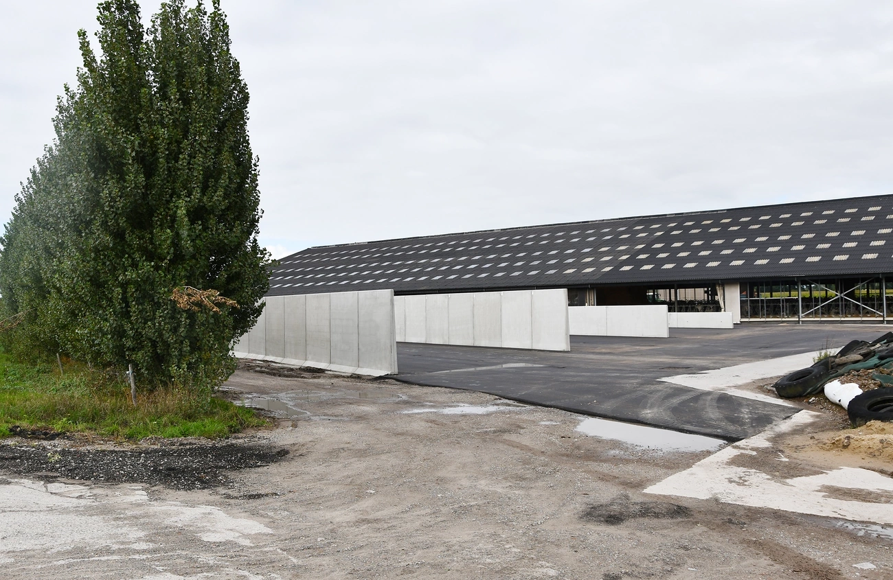 Sleufsilowanden, keerwanden, landbouw, beton, CBS beton Wielsbeke, Agriwanden