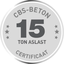 15 Ton aslast certificat